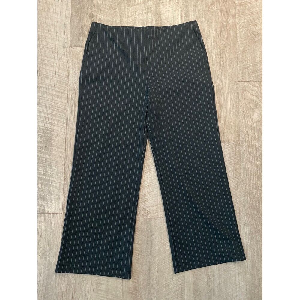 Mango pull-on pinstripe dress pants, size XL